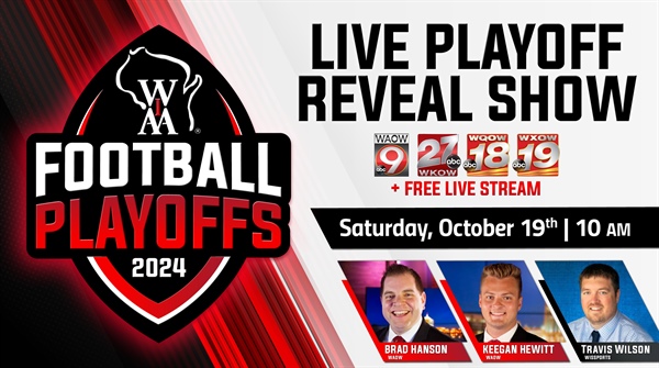 Football Playoffs Field & Pairings Reveal Show - Oct. 19 at 10 a.m.