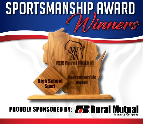 WIAA Fall Team Tournament Sportsmanship Awards Selected